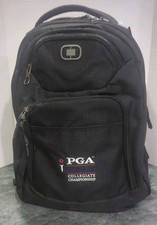 Ogio Tribune GT Backpack Black NEW PGA Works Collegiate Championship Embroidered