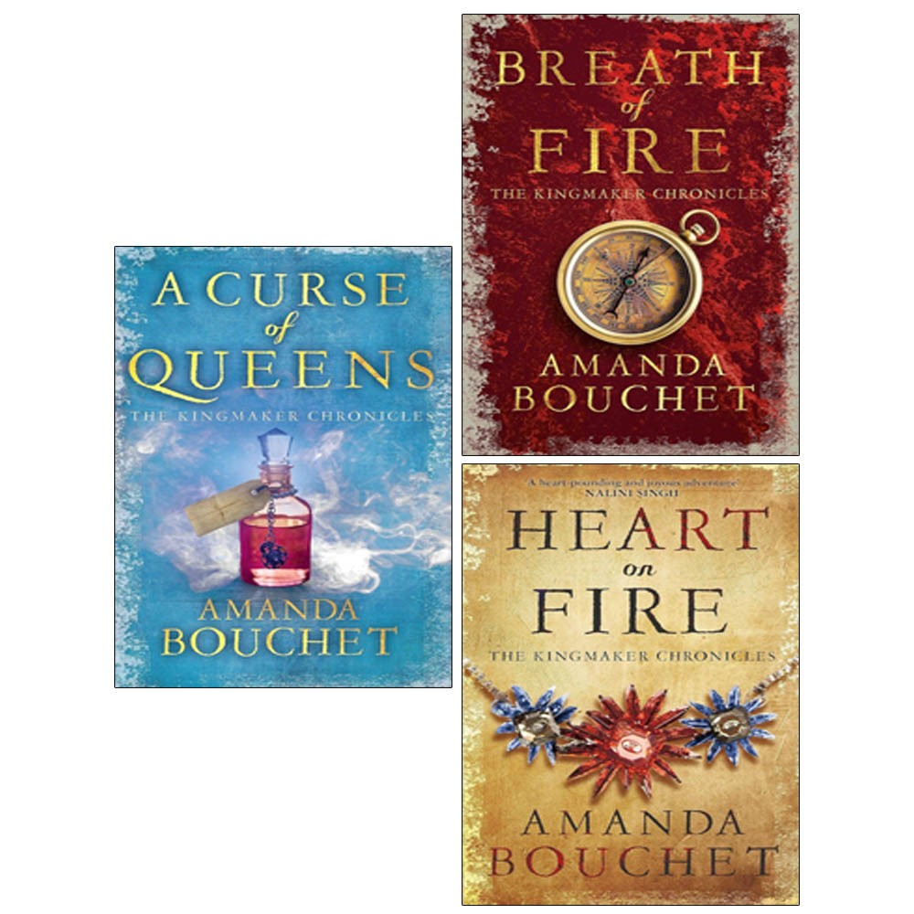 Amanda Bouchet 3 Books Collection Set A Promise of fire,Breath,Heart of Fire