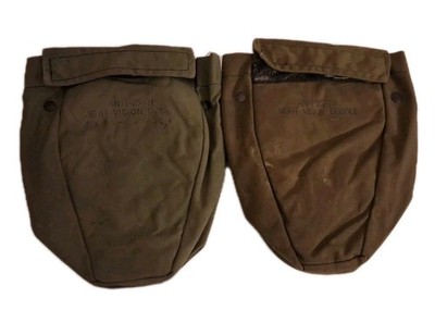 Lot of 2 USGI AN/PVS-7B NVG Carry Cases Military Night Vision Goggle Carriers