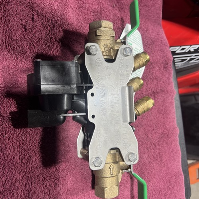 #ad Zurn Wilkins 375XL Reduced Pressure Zone Backflow Preventer 1 2 in Manual Valve $150.00