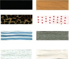 8PCS Headbands for Women Non Slip, Fashion Hairbands Soft Elastic Floral Hair