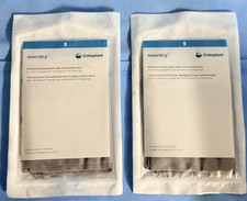 Coloplast InterDry Sheets 10"x 36" Antimicrobial Silver 7912 2 Pack Exp:5/2028