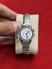 Vintage Zale’s Jewelers Braille 30mm Mechanical Wind Up watch Wind Up