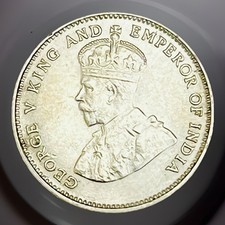 Straits Settlements 1927 10 Cents Silver unc Coin