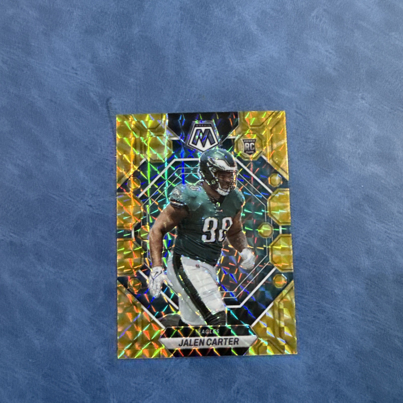 2023 Panini Mosaic - Rookies Jalen Carter #328 Reactive Yellow Mosaic Prizm (RC)