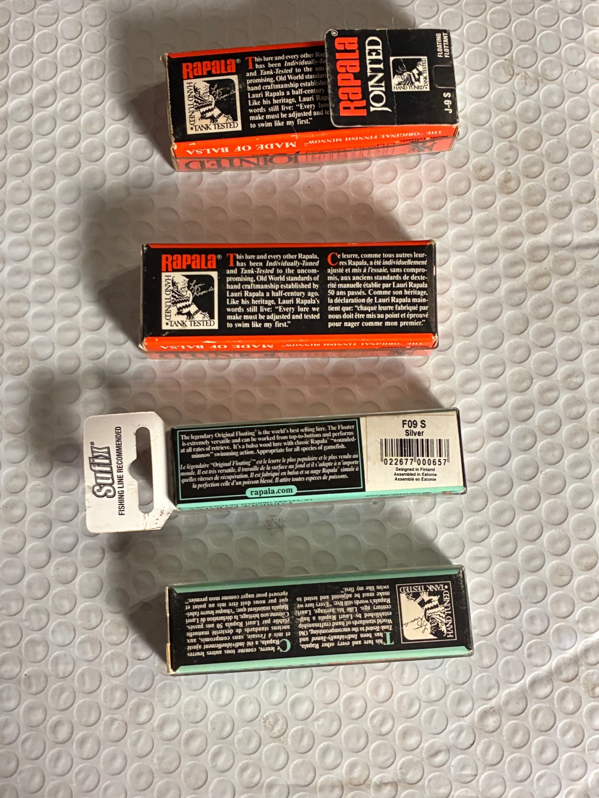 (LOT OF 4) Rapala Lures. Size 9.      2-Jointed 2-Stickbaits    *New - Image 8