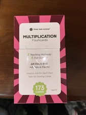Think Tank Scholar 173 Multiplication Flash Cards Full Set, Games  Chart...