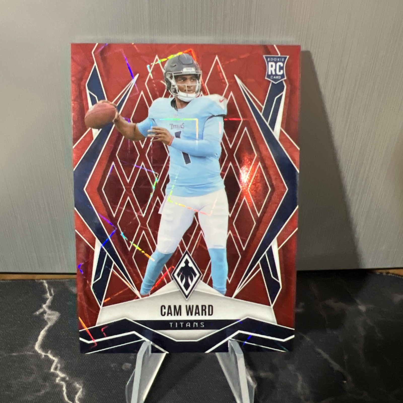 2025 Panini Phoenix - Rookies Cam Ward #194 Red /99 (RC)