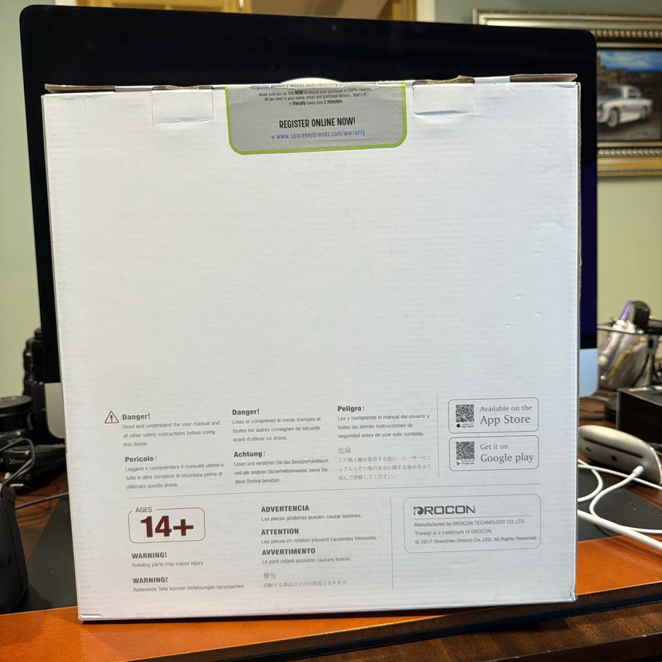 DROCON U818A Plus-W Drone 720p FPV Wi-Fi 15 Min Flight Altitude - Image 2 of 4