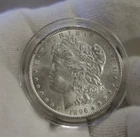1896 US Morgan Silver Dollar $1 Nice AU