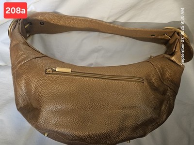 The Find Shoulder Bag/Purse Faux Leather - Gold Gold Hardware Nwot