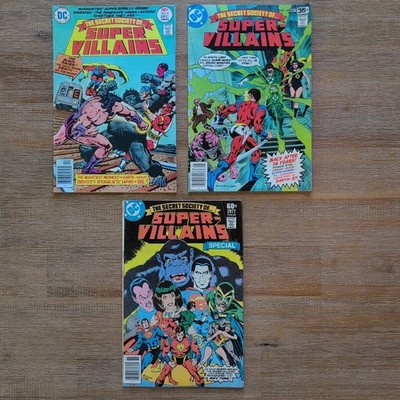 Secret Society of Super-Villains #4, 14, Special  VG-VF DC Comics 