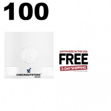 100 COS Paper Record Inner Sleeves Polylined /w Hole 10" Vinyl Records  3 DAY