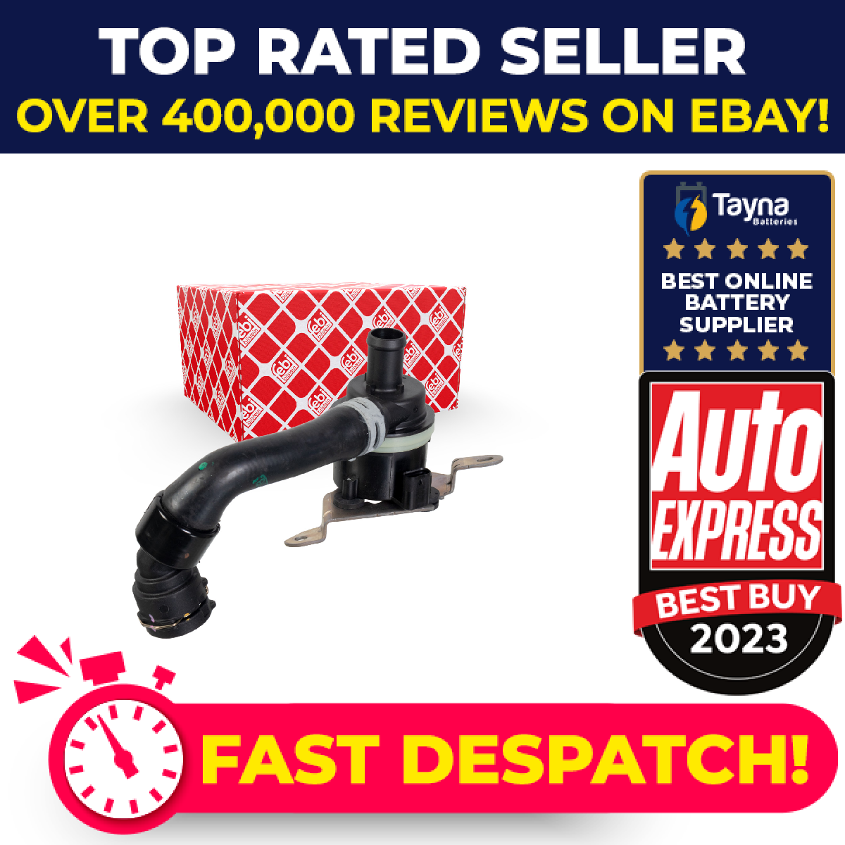 Water Pump for Parking Heater 178311 Febi Auxiliary Additional 055509121 Quality