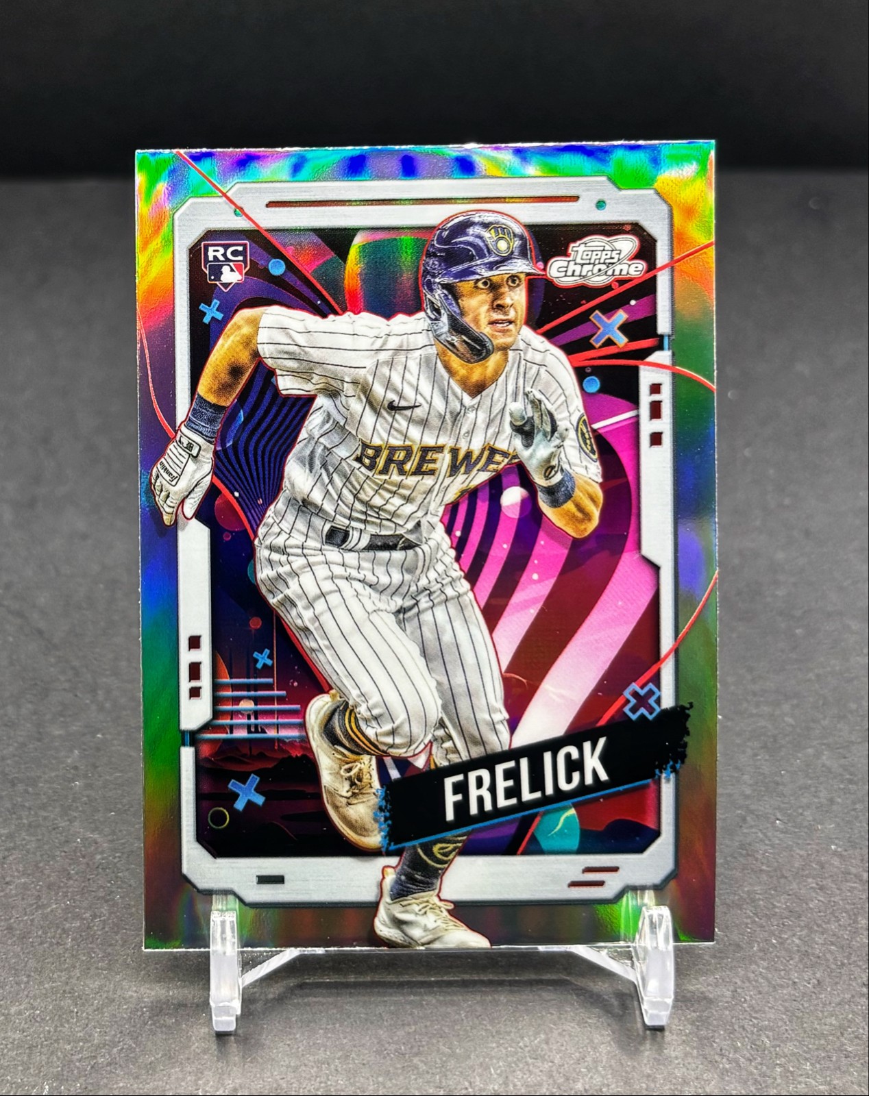 2024 Topps Cosmic Chrome - SAL FRELICK - RC Rookie Refractor - Brewers #3