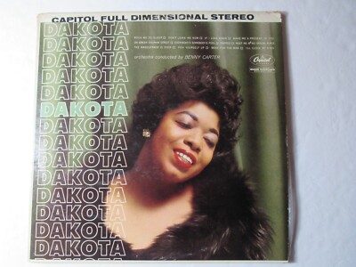 'Dakota'' Dakota Staton, Capitol ST-1490, Stereo, 1962, Strong VG, vinyl LP