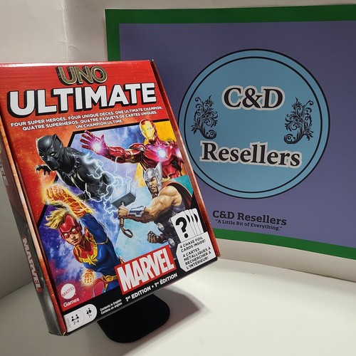 Uno Ultimate First Edition from Marvel. 4 Super Heroes, 4 Unique Decks, 1 Champ. - Picture 21 of 22