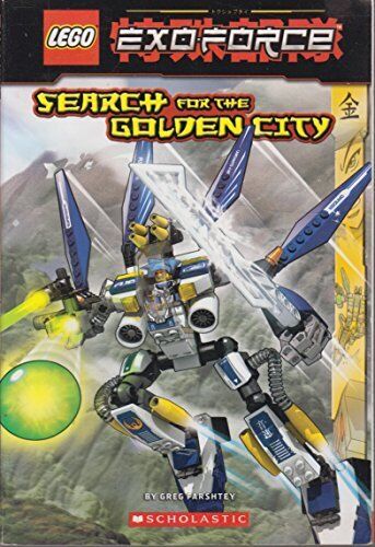 EXO-FORCE: SEARCH FOR THE GOLDEN CITY (LEGO) By Greg Farshtey **Mint Condition** - Photo 1/1