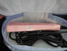 J D Defining  Detailing Mini Flat Iron 1944 LP 748. pink in carry case