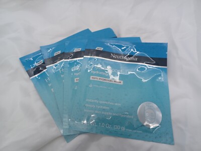 ( 4 ) Neutrogena hydroboost hydrating Hydro gel mask 1 oz ea.