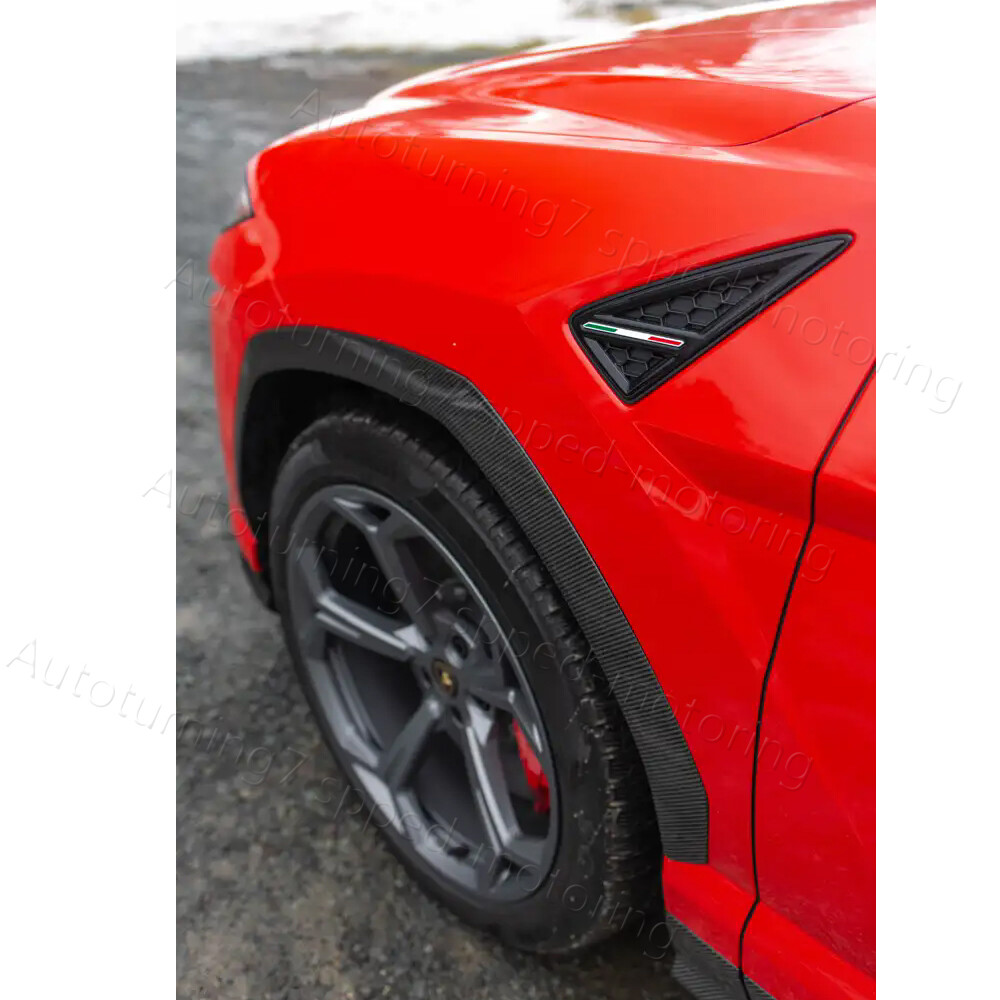 DRY Carbon Wheel Eyebrow Arch Trim Fender Flares For Lamborghini Urus 2018-2023