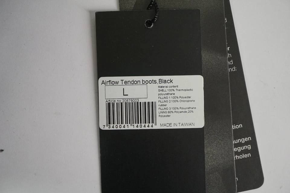 Back on Track Welltex Airflow Tendon Boots schwarz Größe L Gamaschen Set  NEU - Bild 4 von 4