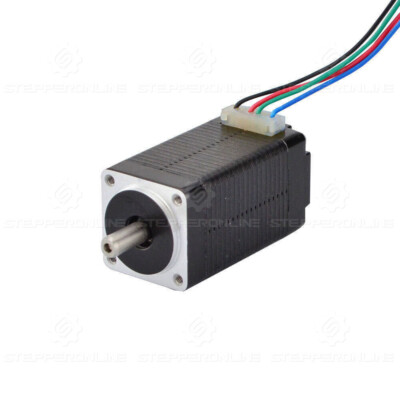 STEPPERONLINE Nema 8 Stepper Motor Bipolar 1.8deg 4Ncm 0.6A 39mm Length 4 Wires
