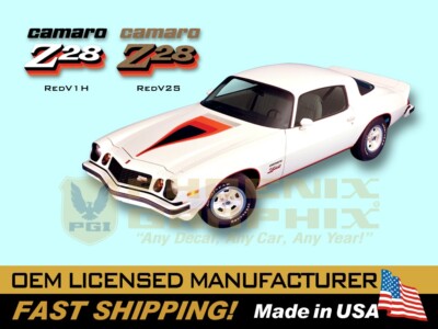 1977 Chevrolet Camaro Z28 Decals & Stripes Graphics Kit