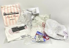 Lot of 6 Vintage NOS Bras Size 40B White Lace Underwire Bridal Full Coverage