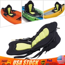 Deluxe Padded Kayak Seat Fishing Boat Canoe Seat Accessories with Storage Bag