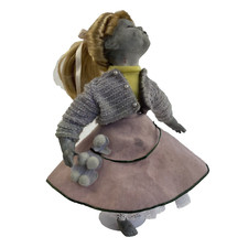Vintage Creepy Doll Vampire Zombie Ghost Girl Haunted House Decor Prop 13  