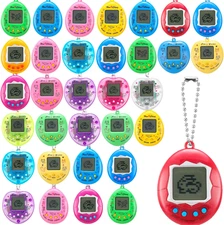 36 Pieces Virtual Electronic Digital Pet Toys Retro Handheld Game Nostalgic 90s