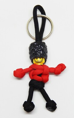 HANDGEMACHTE (OB) QUEEN'S GUARD BEEFEATER PARACORD PAL SCHLÜSSELANHÄNGER SCHLÜSSELANHÄNGER