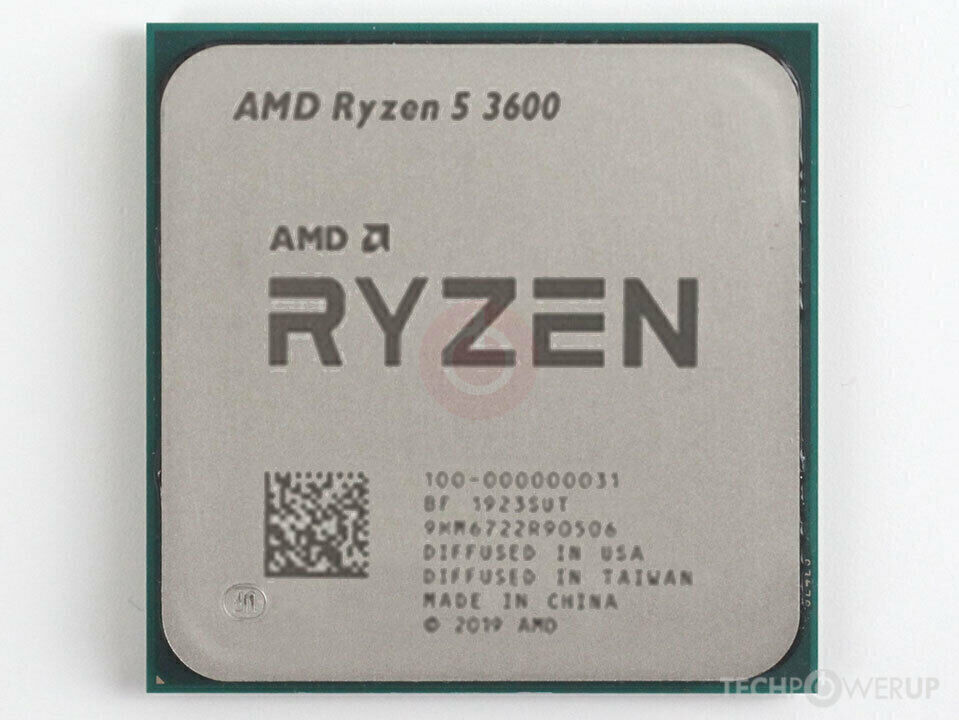 AMD Ryzen 5 3600 3.6GHz 6-Core Up to 4.2GHz AM4 CPU R5 3600