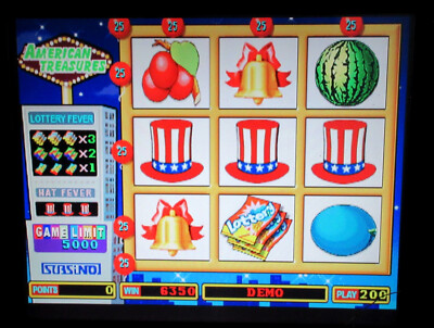 AMERICAN TREASURES by SUBSINO CGA 8 LINER CHERRY MASTER GAME BOARD IGS, ASTRO.