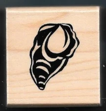 SPIRAL SEA SHELL Salt Fresh Aquatic Life SEASHELL  JRL DESIGN CTMH Rubber Stamp