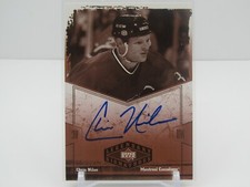 CHRIS NILAN 2004 UD LEGENDARY SIGNATURES AUTOGRAPH AUTO- CANADIENS!!