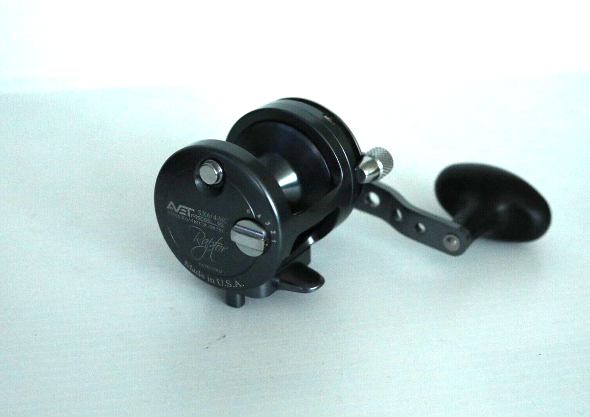 Avet SX6/4 MC RAPTOR 2-Speed Lever Drag Casting Reel - GUNMETAL