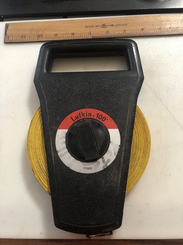 Crescent Lufkin Fiberglas-Messband – 1/2 Zoll X 100 Fuß (30 M), Robust, Mit Zweihaken-System