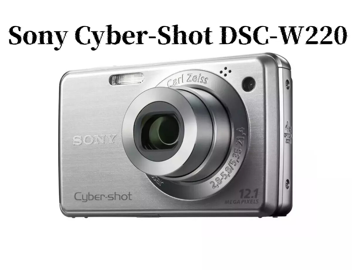 Sony Cyber-shot DSC-W220 12.1MP Digital Camera - Silver for sale