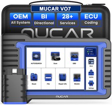 MUCAR VO7 Bidirectional Scanner OBD2 Full System Diagnostic Tool ECU Coding 2025