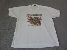 Vintage Running Shirt Mens Extra Large XL White Made in USA 90s BIX Marathon 1A