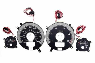 Volvo S60 / S70 / S80 / V70 / XC70 / XC90 (2000-2009) design 2 glow gauge plasma