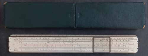 AG Thornton No 121 Vintage Slide Rule with case Made in England