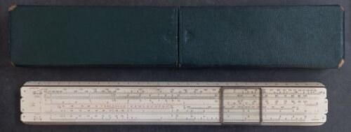 AG Thornton No 121 Vintage Slide Rule with case Made in England - 第 1/4 張圖片