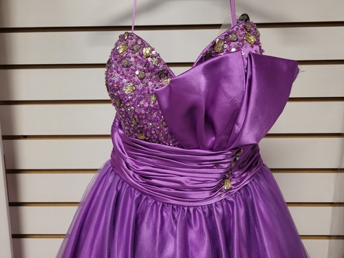 Jolene Prom Dress, #12041, Size 6, Purple, Beading - Picture 2 of 6