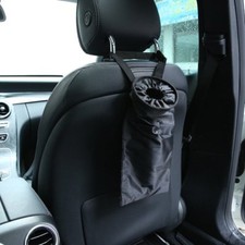 New Car Trash Can Garbage Black Back Seat Organiser Storage Hanging Bag Pocket