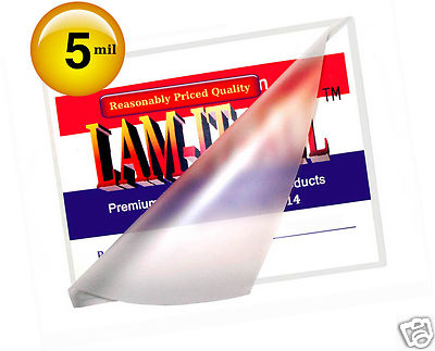 LAM-IT-ALL Letter size Hot 5 Mil Laminating Pouches 9 x 11-1/2 [100/pack] 9x11.5
