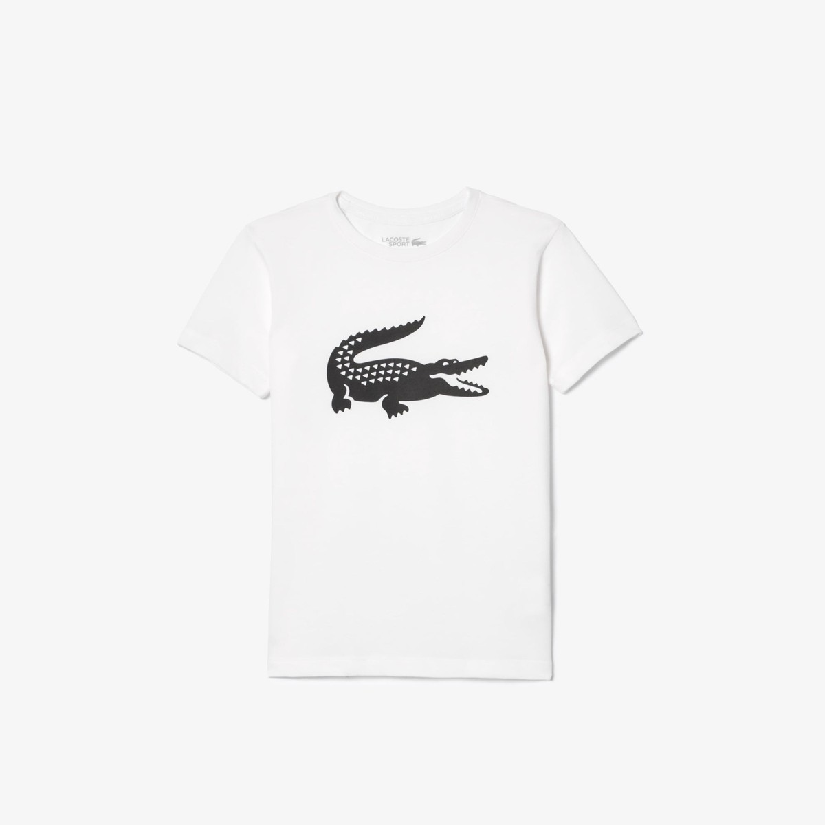 LACOSTE ホワイト Tシャツ 定価11000円 新品 LACOSTE tシャツ オーバーサイズ PARISロゴ ヘビーウェイト 長袖
