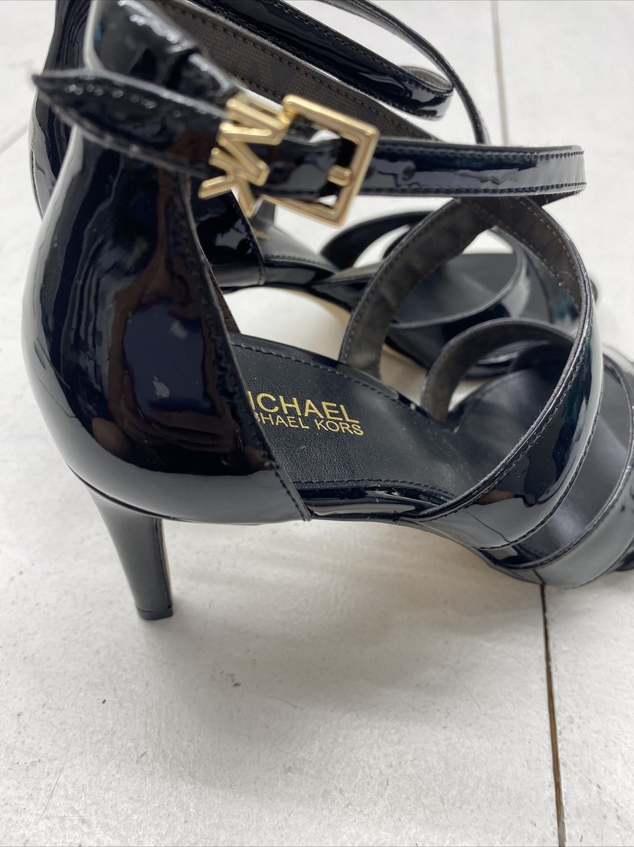 【Michael Kors】Kinsley Faux Patent Leather Sandal Kinsley Faux Patent Leather Sandal | Michael Kors [US]